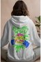 Municipal Waste Rock Metal Music Band Back Printed Unisex Oversize Premium Hoodie - 3