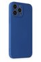Aconcept iPhone 13 Pro Case Nano Inside Velvet Silicone (81921) - Navy Blue - 2