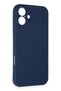 حافظة CONCEPTA لهاتف iPhone 16 Plus من السيليكون الأولي (201724) - أزرق داكن - 3