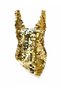 Asymmetrical Cut Sequined Blouse