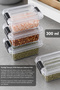 2 Pieces 300ml Organizer Box - Kitchen Drawer Organizer with Locking Lid Elora Storage Container Transparent - 2