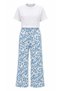 Girl's Wide-Leg Pleated Pants / Children's Wide-Leg Pants / Patterned Pleated Pants - 2