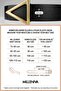Triangle Gold Buckle Thick Women's Belt Set 4.5 cm - 4