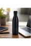 Double Wall Thermal Vacuum Flask – Insulated Stainless Steel Sports Water Bottle, Leak-Proof Reusable Hot & Cold Drink Bottle for Gym, Travel, Office & Outdoor Activities (Black) - 3