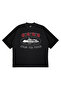 Unisex Oversize Corteiz 4 Star Printed Boxy Fit Thick Fabric (240Gsm) T-Shirt