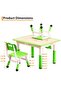 5PCS Kids Table and Chair Set - Stylish, Practical, Good Quality, Affordable, and Plastic + MDF Construction - 2