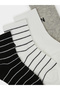 Pack of 4 - Girls Multi-Color Ankle Length Socks - 3