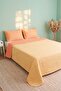 Yellow Ultrasonic Double-Sided Quilted Pique & Bedspread 180X240 cm - 4