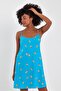 Thin Straps Mercerized Fabric Mini Dress (B23-00128) - 3