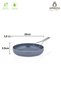 Sera Nova Fireproof Non-Stick Ceramic Pan Set 30 - 28 - 26 - 24 cm - Gray - 5