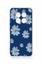 Redmi Note 15 4g Compatible Blue Daisy Patterned Silicone Case - 2