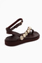 Molly Burgundy Women's Flip-Flop Sandals - 4