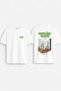 Tennis Printed Cotton White T-Shirt