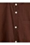 Lcw Kids Brown Linen Blend Boy's Shirt - 2