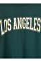 Xside Green Los Angeles Printed Women's Sweatshirt - 5