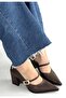 Nıvra Brown Leather Heeled Shoes - 2