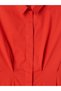Trendlucky Waist-Slit Pleated Mini Shirt Dress - 6