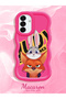 Samsung Galaxy A17 Compatible Case Camera Protector Red Silicone Couple Phone Case Rabbit Pattern - 2
