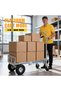 3-in-1 Heavy Duty Folding Dolly Cart with Wheels, 1000lbs Capacity Aluminum Hand Truck Convertible Hand Truck Dolly with Dual Wheels for Moving, Delivery, Warehouse & Home Use - 3
