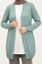 Women's Belted Hijab Cardigan