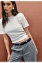 Allbucks Stradi-Various Straight Cut Draped Belted Fabric Trousers Abstr00005 - 3