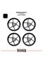 Yamaha Yzf-R7 Wheel Rim Strip – Half Rim Cover & Yzf-R7 Lettering Sticker Set - 2