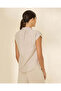 Women Beige Long Sleeve Casual Blouse - 3