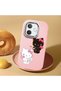 Oppo A5 Pro 5g Compatible Case with Camera Protector Pink Silicone Couple Phone Case with Kitty Pattern - 2