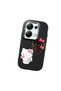 Redmi Note 13 Pro 4g Compatible Case with Camera Protector Black Silicone Couple Phone Case with Kitty Pattern - 3