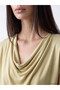 Original Draped Collar Blouse - 3