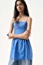 Embroidered flared-skirt dress - 2