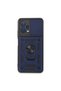 Xiaomi Redmi Note 12 5g Case Silicone with Pars Lens Ring - Navy Blue