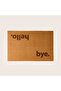 Hello Bye Door Mat - Beige - 40X60 cm