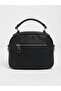 Women's Black Hand and Shoulder Bag-Bd7032Bd - 3
