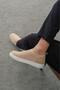 Zrk-X106 Premium Comfortable Slip-On Laceless Breathable Knitwear Men's Shoes Beige - 4