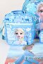 Dekomus Licensed Elsa Ice Glow Collection Large Size School Bag, Lunch Bag, Pencil Bag - 3