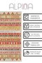 Lavin Washable Woven Base Colorful Living Room Kitchen Balcony Children's Room Living Room Kilim Rug - 5