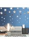 32 Pcs Star Mirror Wall Stickers 3D Acrylic Star Mirror Wall Decal Removable Stars Sticker for DIY Home Living Room Bedroom Wall Decor (Silver)