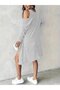 Women's Strappy Round Neck Button Front Ruched Camisole Mini Dress and Short Jacket - 3
