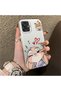 Samsung Galaxy A07 4g Compatible Heart-Themed Fox Rabbit Printed Case, Matching Cover for Friend and Couple