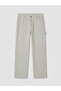 Beige Regular Fit Striped Men's Trousers - 4