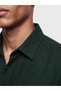Özmarka New Season Green Regular Fit Dobby Men's Shirt - 3