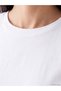 Vizyon New Season White Crew Neck Women's T-Shirt - 3