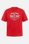 Red 100% Cotton Oversized Plus Size Men's Printed T-Shirt - 3XL 4XL 5XL 6XL 7XL 8XL 9XL 10XL 11XL T-Shirt - Relaxed Fit - 5