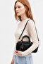 Mini Wallet Charm Detailed Leather Women's Crossbody Shoulder Bag - 4