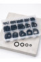 225 Pieces O-Ring Seal Set 18 Different Sizes Rubber Sealing Gasket Organizer Boxed - 5