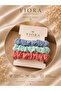 3-Piece Women's Fabric Striped Non-Marking/Non-Breaking Non-Slip Rubber Buckle - 2