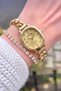 Women's Wristwatch Oval Case Chain Cord Bracelet Analog Watch with Gift Frn19
