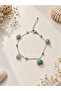 Aventurine Natural Stone Steel Bracelet - 2