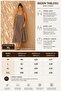 Women's Wide Collar Lyocell Soft Textured Stretchy Dress with Elastic Straps - 2